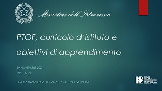 PTOF curricolo d‘istituto e obiettivi di apprendimento [upl. by Ikcir]