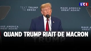 Quand Trump riait de Macron｜LCI [upl. by Holder160]