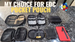 My Choice for EDC Pouches  And why [upl. by Pasahow]