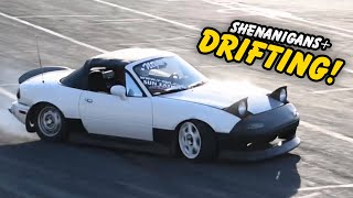 ANOTHER DRIFT EVENT  Stock 18 Miata [upl. by Nahtanod]