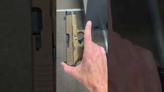 Radian Ramjet on stippled Glock 19x shortsvideo shorts glock funny [upl. by Burney177]