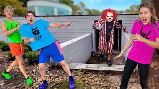 We CAUGHT the CLOWN living under CARTER SHARERs HOUSE [upl. by Zorah]