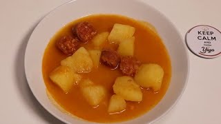 Patatas a la Riojana en Monsieur Cuisine Mambo y Thermomix [upl. by Essined]