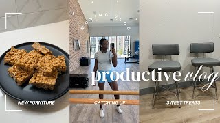 a Sunday Productive Vlog  building bar stools making sweets theres blessings in the frustration [upl. by Sarid]