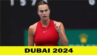 Aryna Sabalenka vs Donna Vekic Highlights  Dubai 2024  2202024 [upl. by Odlareg]