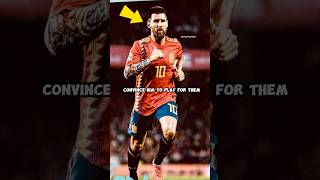 SHOCKING😳INSANE Reason Why Messi Rejected Spain  This Will Blow Your Mind😳💔⚽️shorts messi cr7 [upl. by Ambrose]