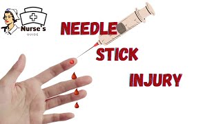 Needle Stick Injury amp Management needleprickinjury needlestickinjury needle injurymanagement [upl. by Cressler]