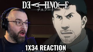 DEATH NOTE 1X34 REACTION Vigilance [upl. by Adnahsor56]