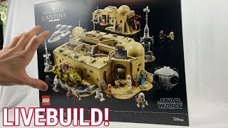 Livebuild LEGO Star Wars 75290 Mos Eisley Cantina [upl. by Mccreery866]