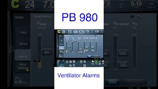 PB 980 Ventilator Alarms [upl. by Selena439]