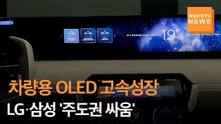 매일경제TV 뉴스차량용 디스플레이 OLED 시장 급성장…LG·삼성디스플레이 경쟁력 확보에 올인 [upl. by Reifel]