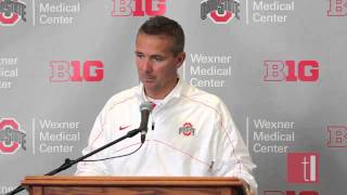 Urban Meyer talks about his love for player John Simon [upl. by Ernestus]