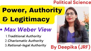 Concept of Power Authority and Legitimacy in Political Science [upl. by Llechtim]