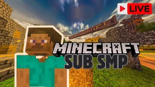 Minecraft Sub SMPSUBSCRIBERS CAN JOIN Minecraft Bedrock [upl. by Colyer7]