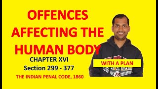 Offences affecting the Human Body  Introduction amp Structure  The Indian Penal Code 1860 [upl. by Martreb]