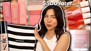 WHAT I BOUGHT FOR THE SEPHORA SPRING SALE  TRY ON HAUL [upl. by Irianat]