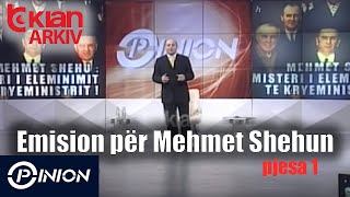 Opinion  Emision per Mehmet Shehun 1 14 dhjetor 2005 [upl. by Leake]