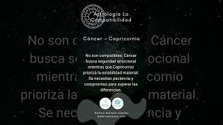 Compatibilidad de signos zodiacales cáncer con capricornio [upl. by Acissev352]