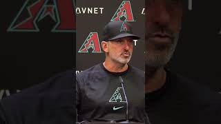 Arizona Diamondbacks skipper explains bullpen strategy against the Los Angeles Dodgers on Sunday [upl. by Paton]