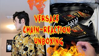 VERSACE CHAIN REACTION UNBOXING❗️ [upl. by Aerdna989]