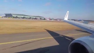 Stunning Ryanair Boeing 737 landing at Gdansk Lech Walesa Airport [upl. by Matias871]