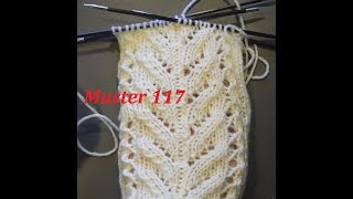 Muster 117 für Socken Handschuhe Mütze Stricken mit Nadelspiel und mit Rundnadeln [upl. by Zweig738]