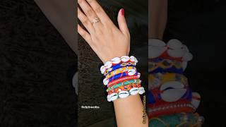 Bangles making at home  Navratri special bangles jewellerymaking banglesmaking diy trending [upl. by Darya436]