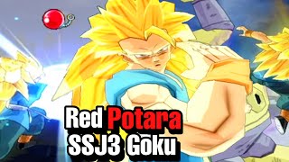 Red Potara SSJ3 Goku And His INFINITE Instant Transmission Spam Budokai Tenkaichi 3 [upl. by Aiyekal436]