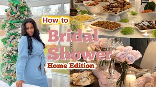 Classy DIY Bridal Shower Decoration at Home [upl. by Blatman698]