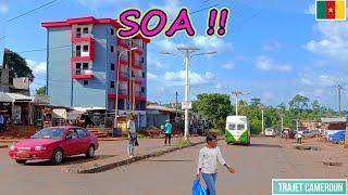 Visitons la ville universitaire de SOA  Trajet Cameroun [upl. by Anglo492]