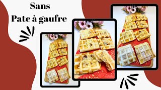 Comment faire des Gaufres SANS pate à gaufre 😮👍 [upl. by Anilocin]