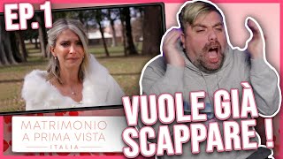 ARRIVA ALLALTARE E VUOLE GIA SCAPPARE 😱  MATRIMONIO A PRIMA VISTA  Stagione 9  Ep 1 [upl. by Tessa425]