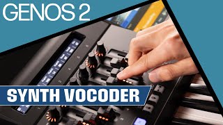 Yamaha Genos 2 Vocoder Demo [upl. by Eirrol252]