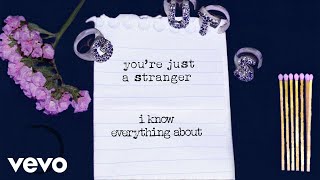 Olivia Rodrigo  stranger Official Lyric Video [upl. by Ahsrav]