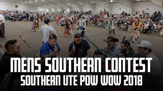 Mens Southern contest  Southern Ute Pow wow 2018 [upl. by Nath]