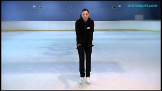 Patinaje sobre hielo 4 Posicion básica [upl. by Aetnahs]