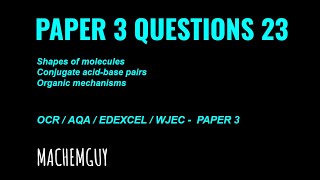 A LEVEL CHEMISTRY PAPER 3 QUESTION WALKTHROUGH 23 [upl. by Oicnanev]