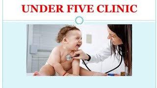 under five clinic gnm 2nd year child health nursing [upl. by Emiatej]