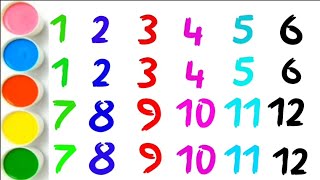 Learn Numerical Numbers 120 With Colours  Kids Education [upl. by Rossy]