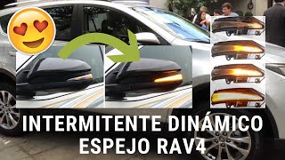 Review  Tutorial Intermitentes dinámicos espejo Toyota  RAV4 instalación explicación [upl. by Meibers]