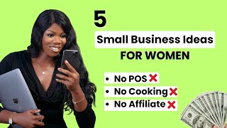 5 Small Business Ideas For Women You Can Start with Only 50k Make Money From HomeSide Hustle [upl. by Anirroc]