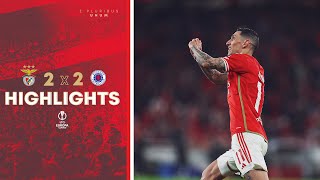 ResumoHighlights  SL Benfica 22 Rangers FC [upl. by Skip]