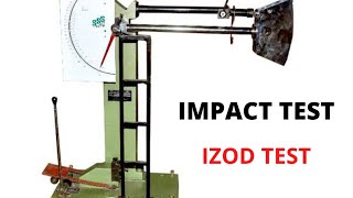 MATERIAL TESTING LAB  IMPACT TEST  IZOD TEST  KTU [upl. by Einomrah63]