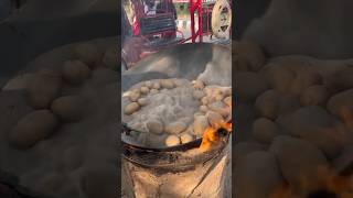 ⚡⚡ Sand Potatoes Making Process⚡⚡ shorts telugufoodie esangathulu streetfood foodie omelette [upl. by Ethan]