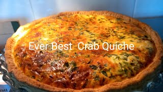 EVER BEST CRAB QUICHE 🦀 [upl. by Whitford800]