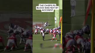 The Chiefs Field Goal Block Was Not An Accident [upl. by Attenhoj]