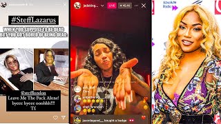 Jada Kingdom Goes Live amp Explain Stefflon Don Lawsuit  Stefflon Don Quits Clash  RIP Steff Lazarus [upl. by Divaj]