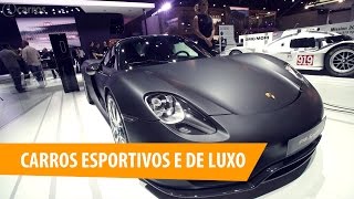 Salão do Automóvel de São Paulo carros esportivos e de luxo [upl. by Eilliw]