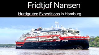 Fridtjof Nansen  Hurtigruten in Hamburg [upl. by Eicyaj]