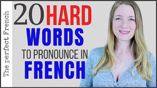 20 hard words to pronounce in French  French pronunciation [upl. by Asira38]